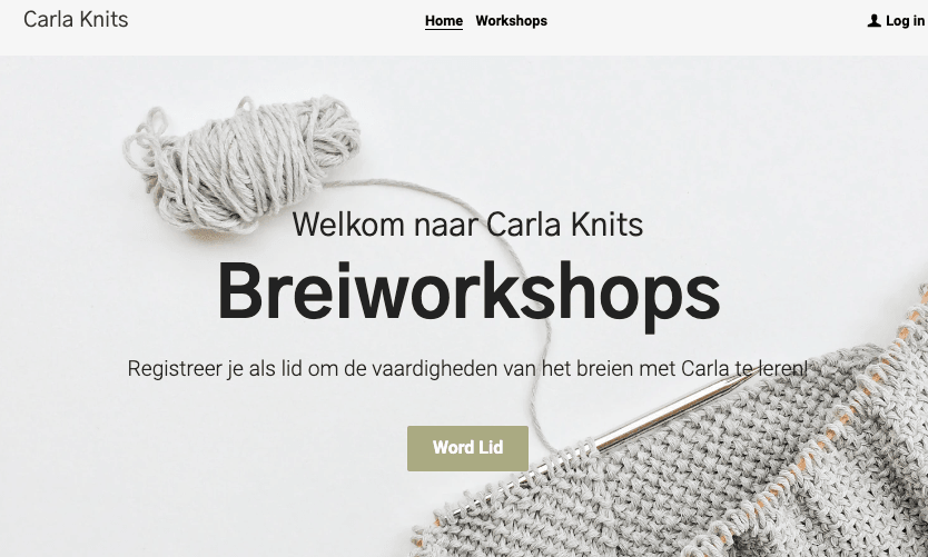 Carla Knits-sjabloon van opvallend Carla Knits-sjabloon van opvallend