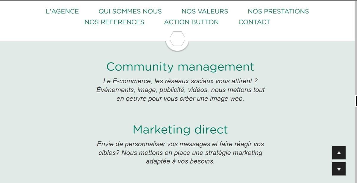 Le site Hexauce sur Strikingly Le site Hexauce sur Strikingly
