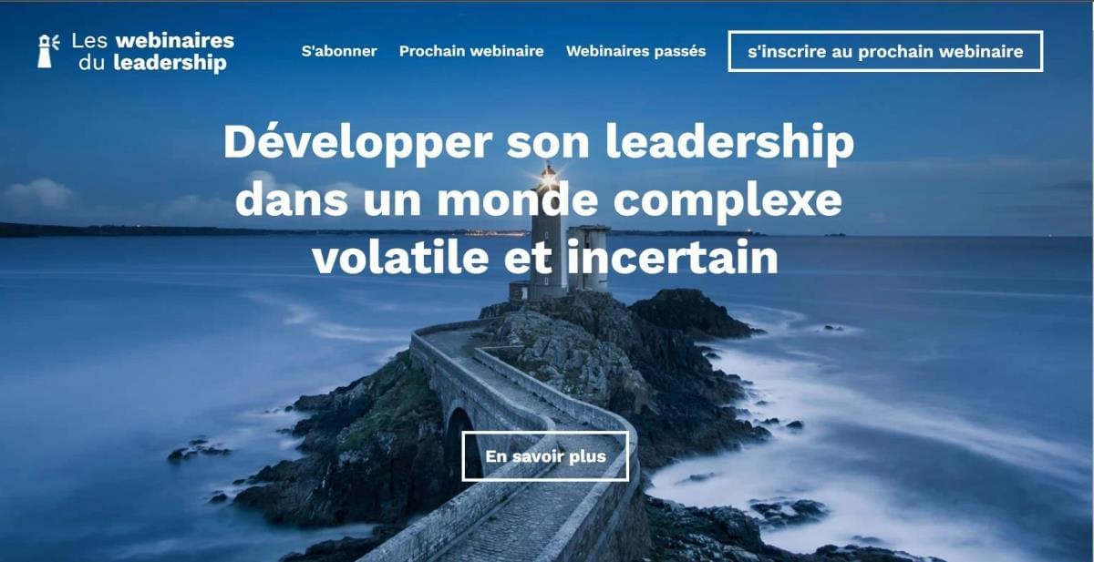 Le site Webinaires Leadership sur Strikingly Le site Webinaires Leadership sur Strikingly