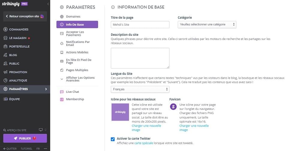 Rédiger une Méta-Description Strikingly pour Publier un Site Web Rédiger une Méta-Description Strikingly pour Publier un Site Web