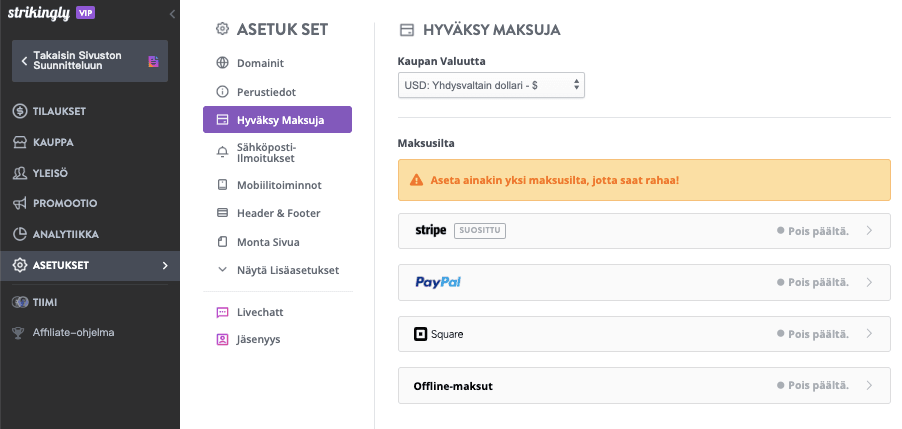Hämmästyttävästi - Hyväksy maksu -sivu Hämmästyttävästi - Hyväksy maksu -sivu
