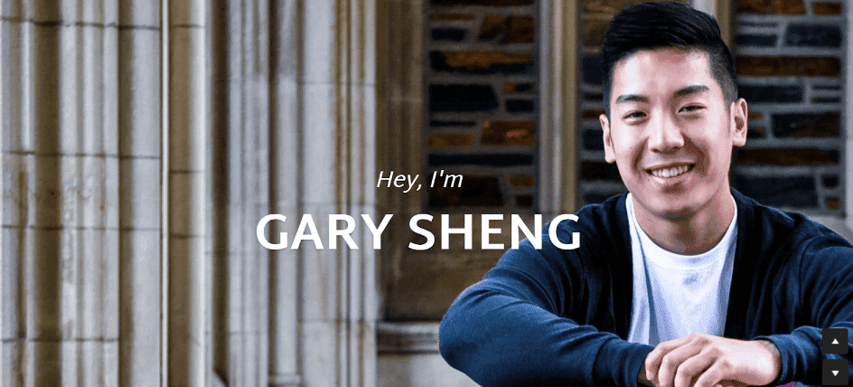 أنشئ موقعًا إلكترونيًا مثل Gary Sheng أنشئ موقعًا إلكترونيًا مثل Gary Sheng