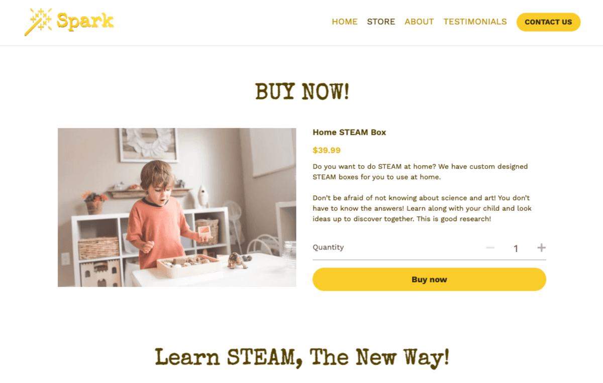 Plantilla de tienda online Spark Plantilla de tienda online Spark