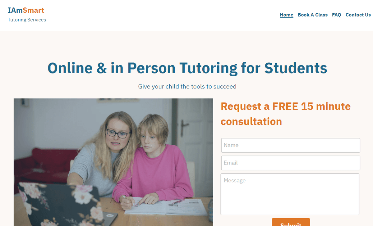 Student Tutoring Template Student Tutoring Template