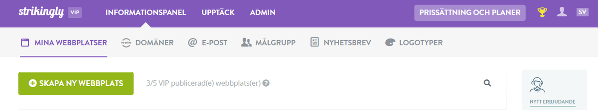 Hur man får en personlig domän på Strikingly? Hur man får en personlig domän på Strikingly?