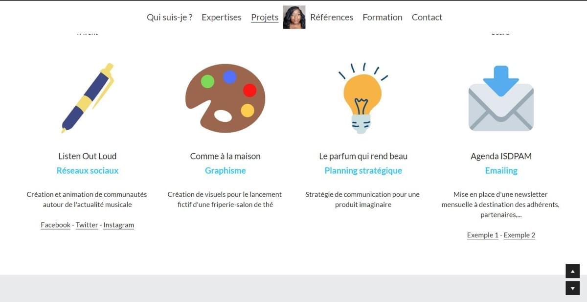 Le site Barbara Afane sur Strikingly Le site Barbara Afane sur Strikingly