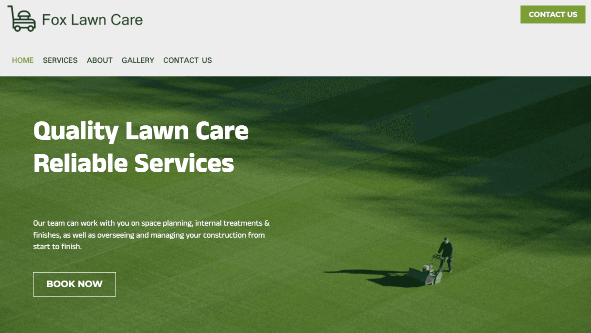 Ide Bisnis Pensiun #2. Bisnis Berbasis Layanan Gambar diambil dari Strikingly - Template Fox Lawn Care Ide Bisnis Pensiun #2. Bisnis Berbasis Layanan Gambar diambil dari Strikingly - Template Fox Lawn Care