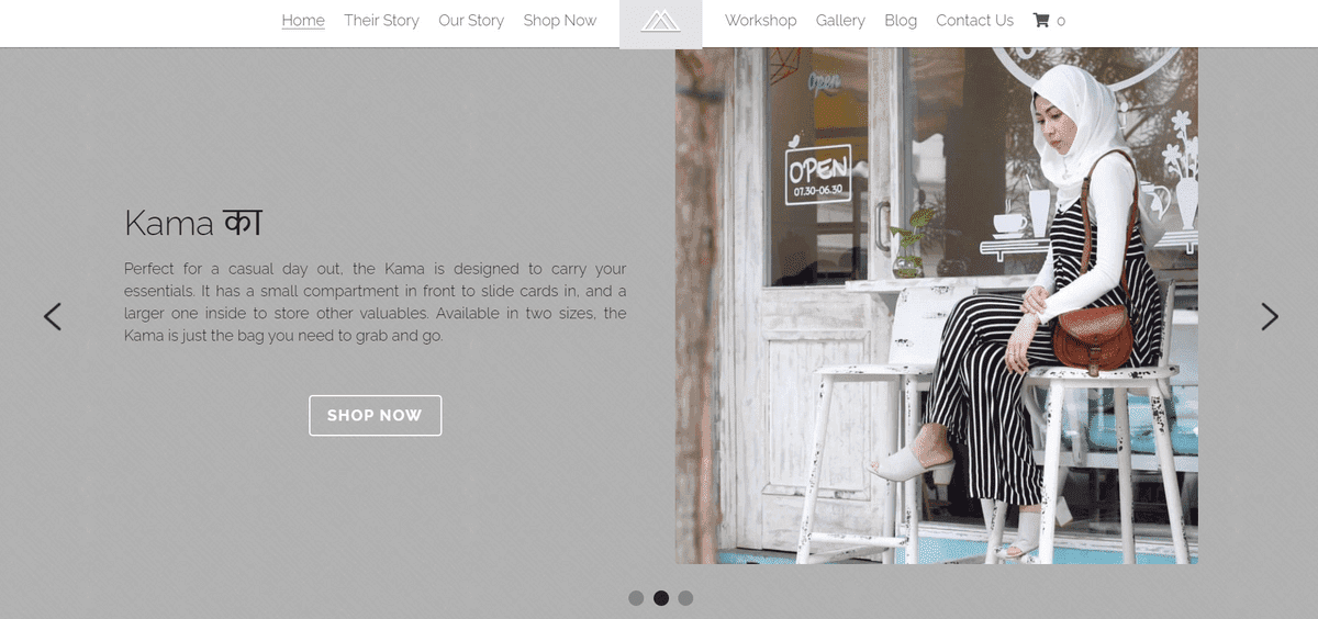 Situs web e-dagang Project Nomad Situs web e-dagang Project Nomad
