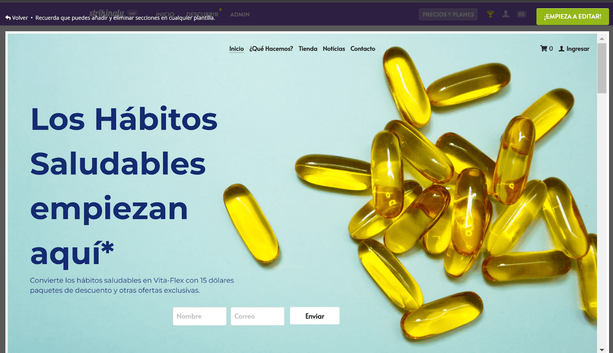 Diseño de página de inicio con Strikingly: elementos visuales atractivos Diseño de página de inicio con Strikingly: elementos visuales atractivos
