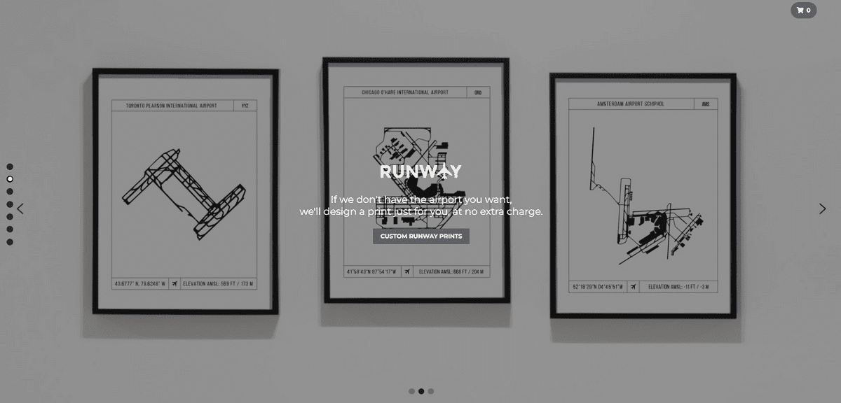Platforma e-commerce Runway z Strikingly Platforma e-commerce Runway z Strikingly