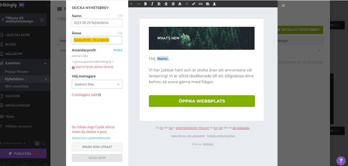 Hur man använder Strikingly Analytics för att förbättra emailkampanjer Hur man använder Strikingly Analytics för att förbättra emailkampanjer