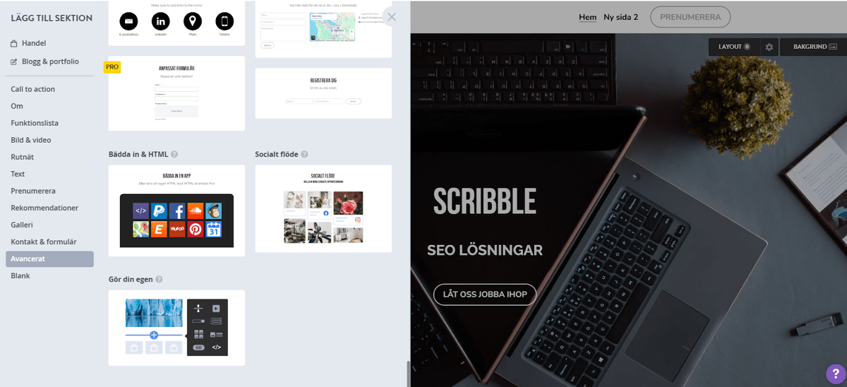 Webbplatsbyggare - verktyg för webbutvecklare Webbplatsbyggare - verktyg för webbutvecklare