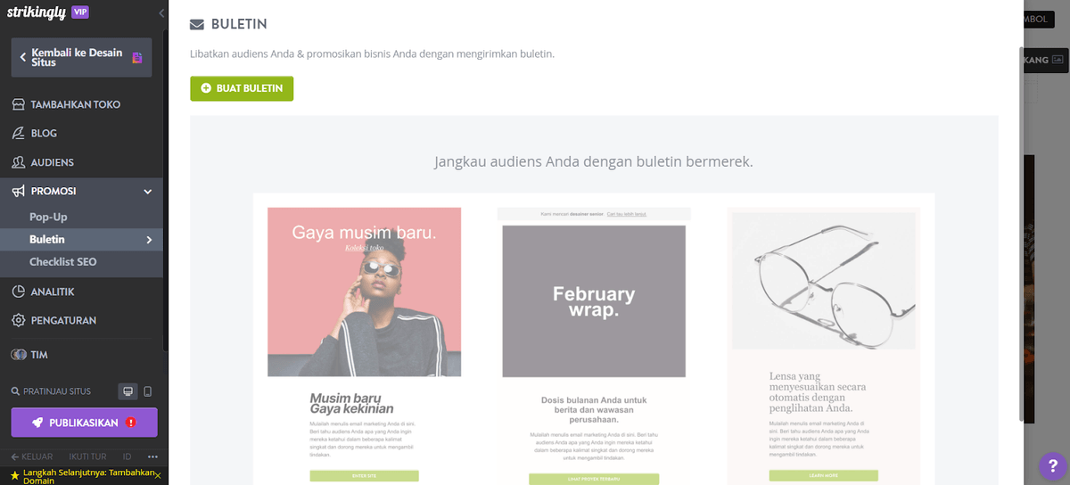 Branding visual - Optimalkan Visual Pemasaran Email Anda Dengan Strikingly Branding visual - Optimalkan Visual Pemasaran Email Anda Dengan Strikingly