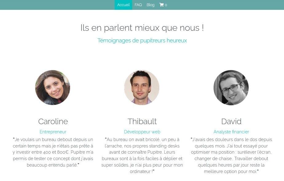 Avis de clients cibles Avis de clients cibles