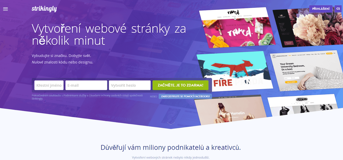 Překvapivě vstupní stránka Překvapivě vstupní stránka