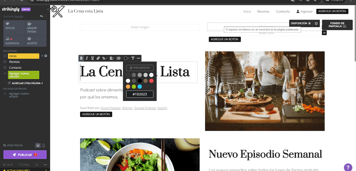 Con la capacidad de personalizar colores, fuentes e imágenes, puedes fácilmente incorporar tu inspiración única en el diseño de tu sitio web. Con la capacidad de personalizar colores, fuentes e imágenes, puedes fácilmente incorporar tu inspiración única en el diseño de tu sitio web.