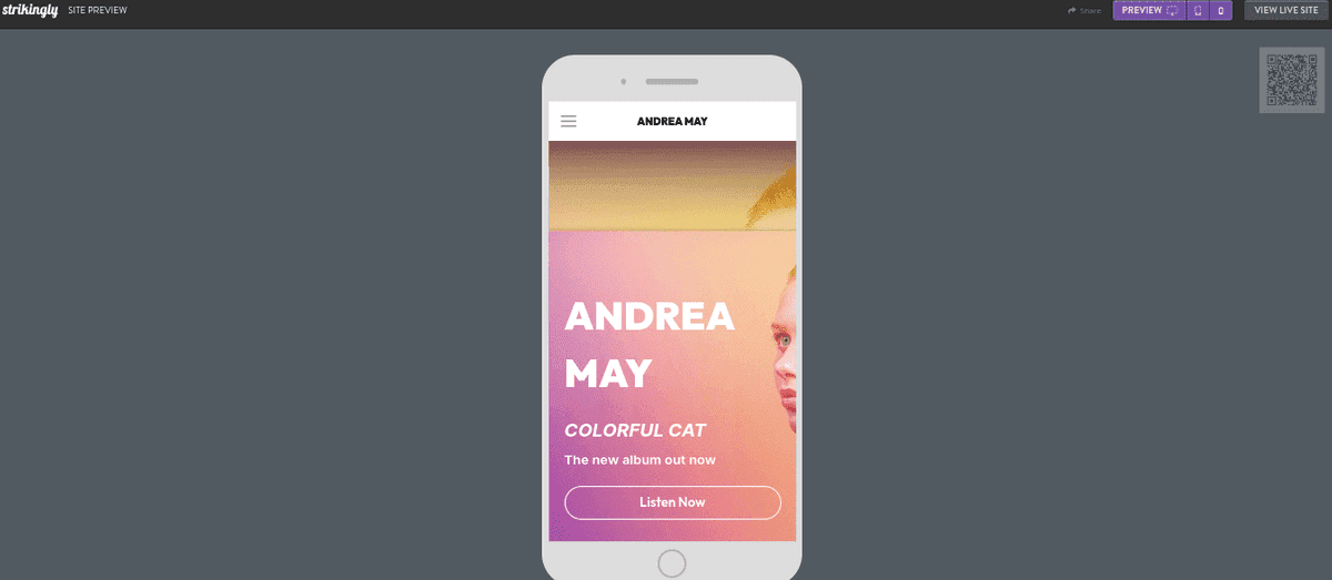 Diseño de página de inicio con Strikingly: optimización para dispositivos móviles Diseño de página de inicio con Strikingly: optimización para dispositivos móviles