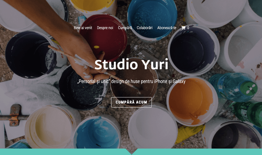 Șablon de magazin online Yuri Studio Șablon de magazin online Yuri Studio