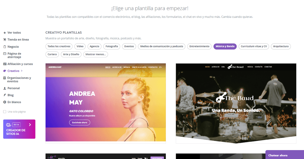 Crea una cuenta de Strikingly Crea una cuenta de Strikingly