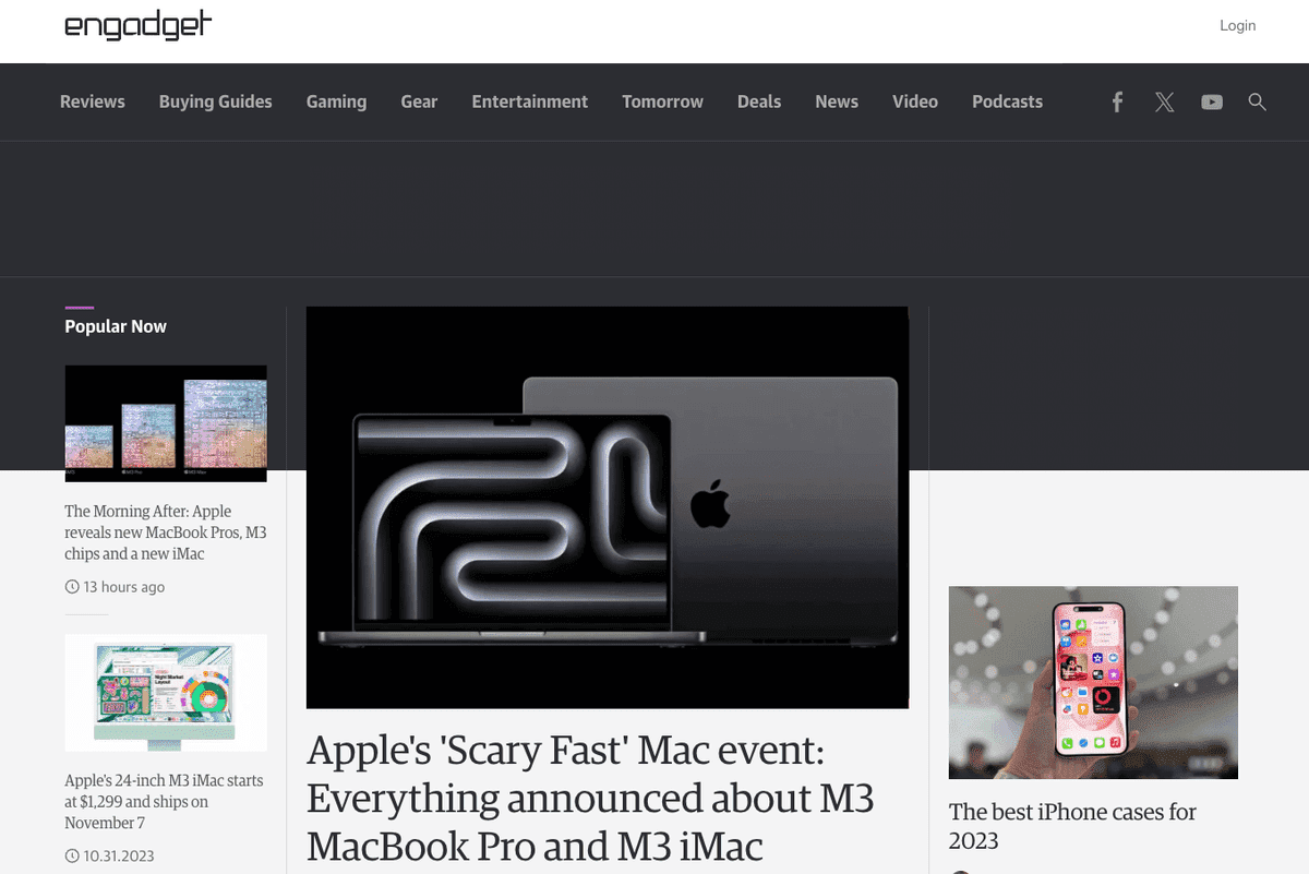 Przykłady blogów nr 9: Engadget Przykłady blogów nr 9: Engadget