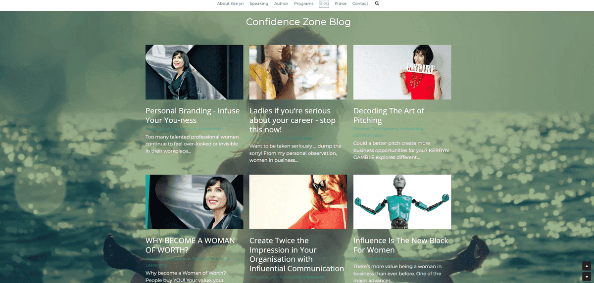 Przykłady projektów blogów, takie jak Kerryn Przykłady projektów blogów, takie jak Kerryn