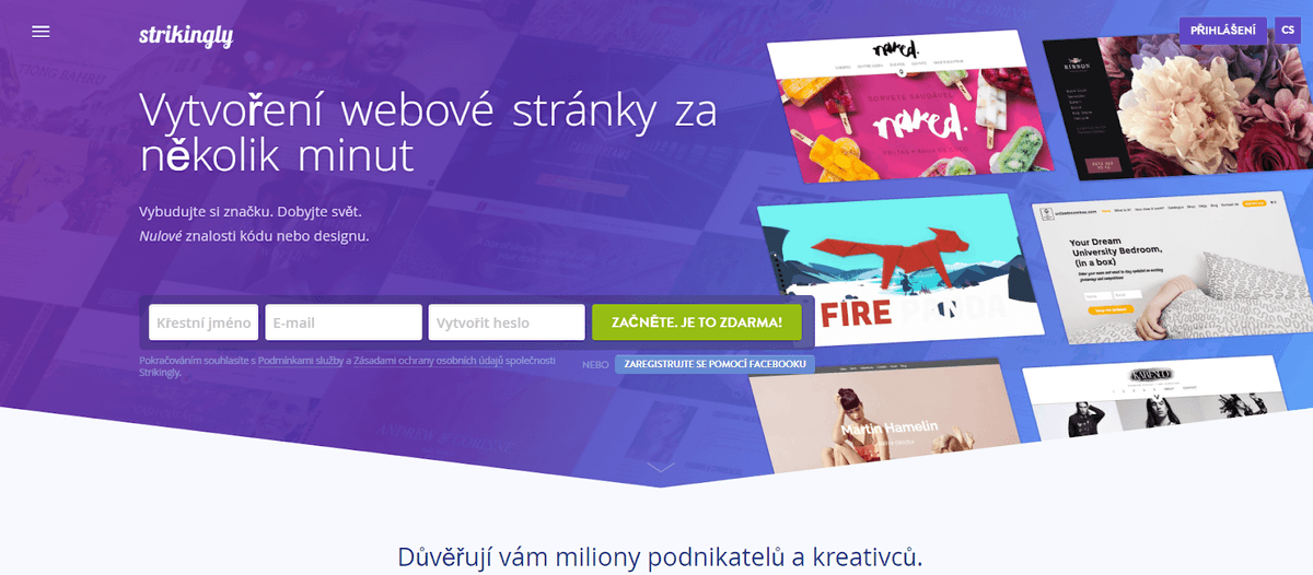 Překvapivě vstupní stránka Překvapivě vstupní stránka