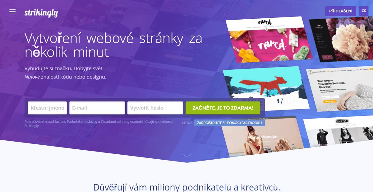 Překvapivě vstupní stránka Překvapivě vstupní stránka