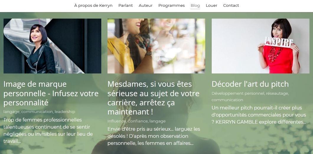 Conception de blog Conception de blog
