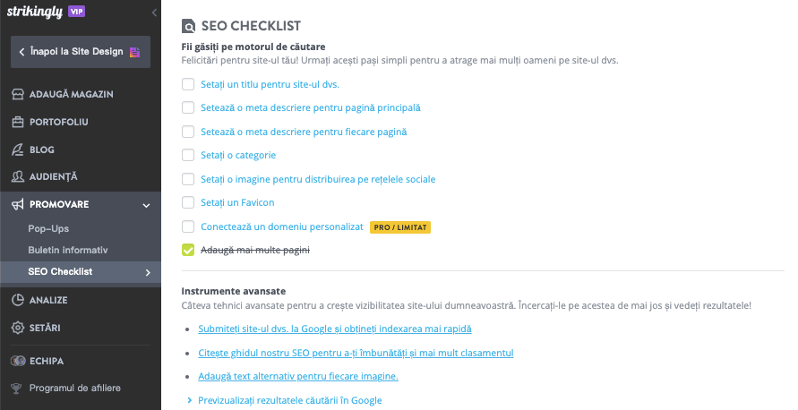 Rolul Strikingly în strategia de recrutare - Optimizare SEO Rolul Strikingly în strategia de recrutare - Optimizare SEO