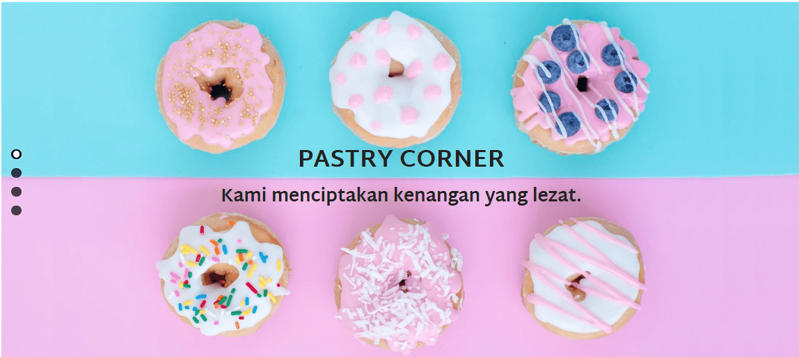Template Situs Web Satu Halaman Pastry Corner Template Situs Web Satu Halaman Pastry Corner