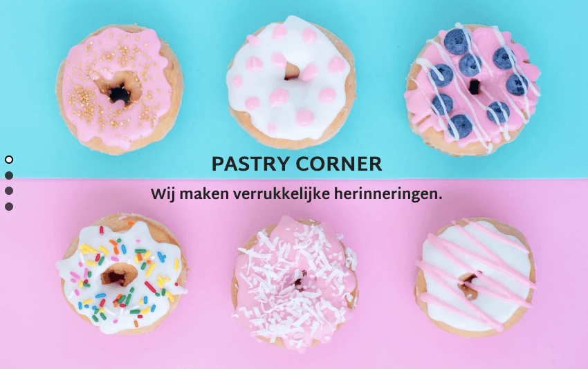 Opvallend - Sjabloon voor online winkel Pastry Corner Opvallend - Sjabloon voor online winkel Pastry Corner