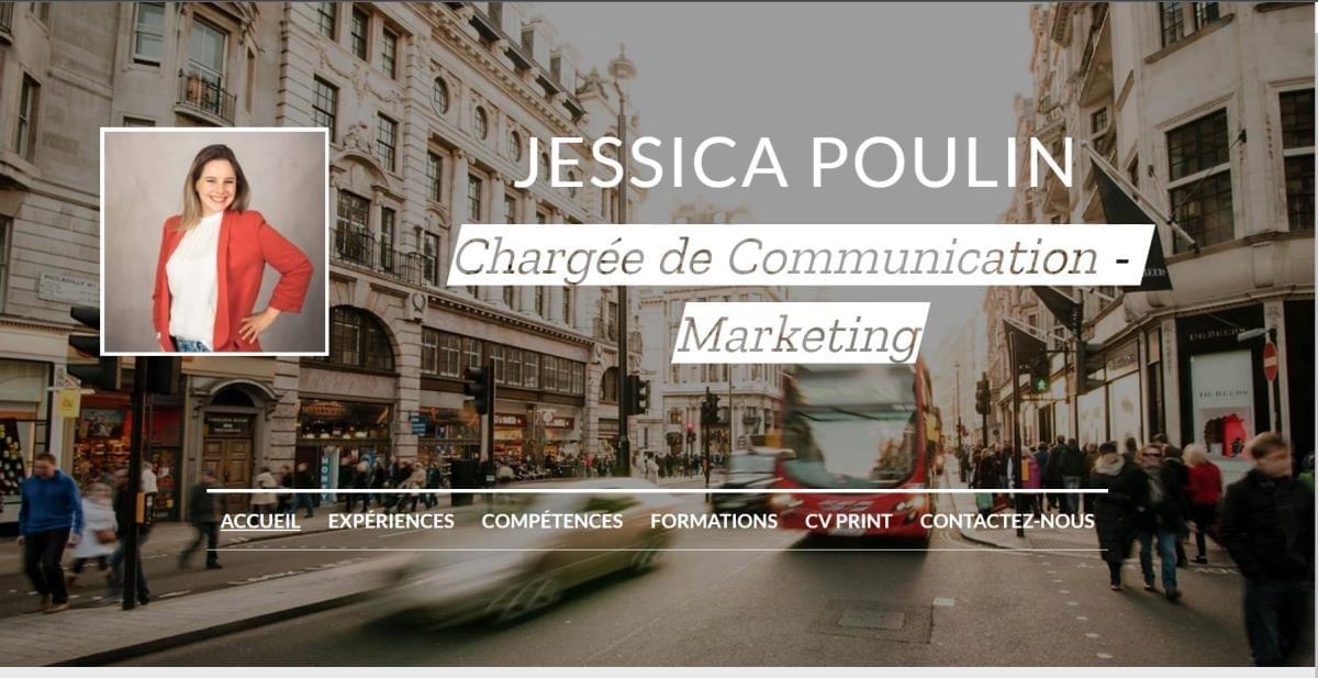 Le site Jessica Poulin sur Strikingly Le site Jessica Poulin sur Strikingly