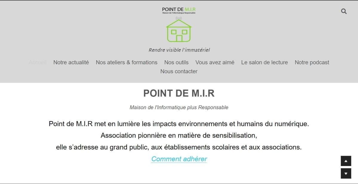 Le site Point de Mir sur Strikingly Le site Point de Mir sur Strikingly
