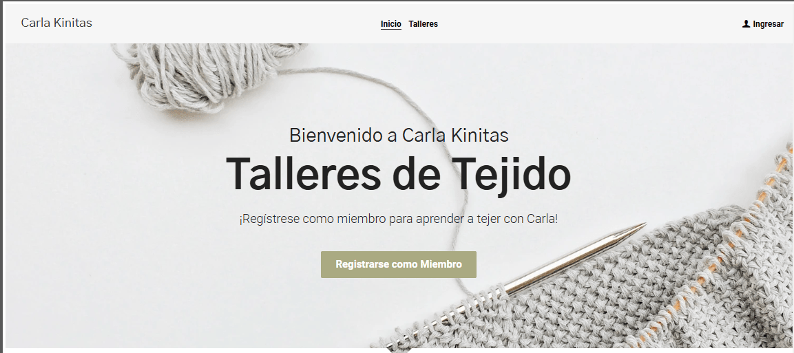 Plantilla de Carla Knits: Productos hechos a mano para negocios desde casa Plantilla de Carla Knits: Productos hechos a mano para negocios desde casa