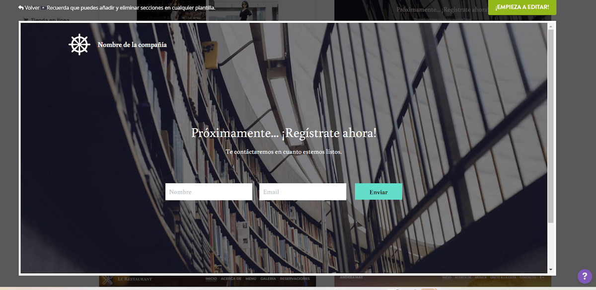 Captura clientes potenciales y crea una lista de correo Captura clientes potenciales y crea una lista de correo