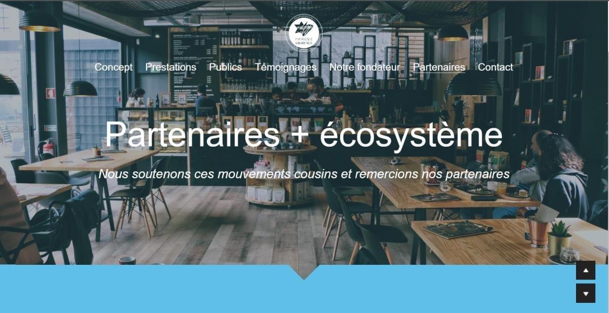 Le site Partenaires Marque Subjective sur Strikingly Le site Partenaires Marque Subjective sur Strikingly