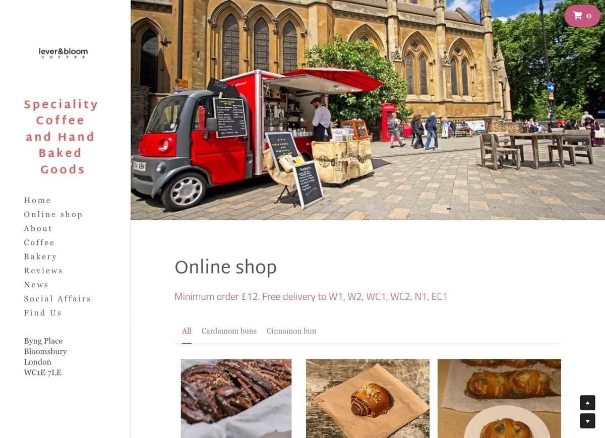 Sito web di Lever & Bloom su Strikingly Sito web di Lever & Bloom su Strikingly