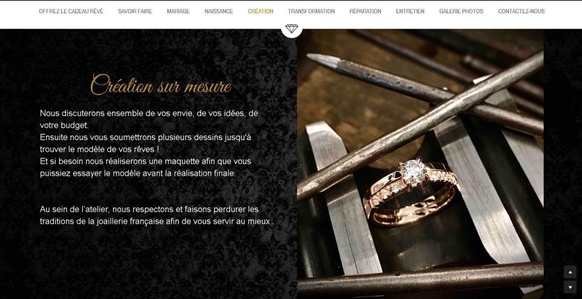 Le site Joaillerie Barthes sur Strikingly Le site Joaillerie Barthes sur Strikingly