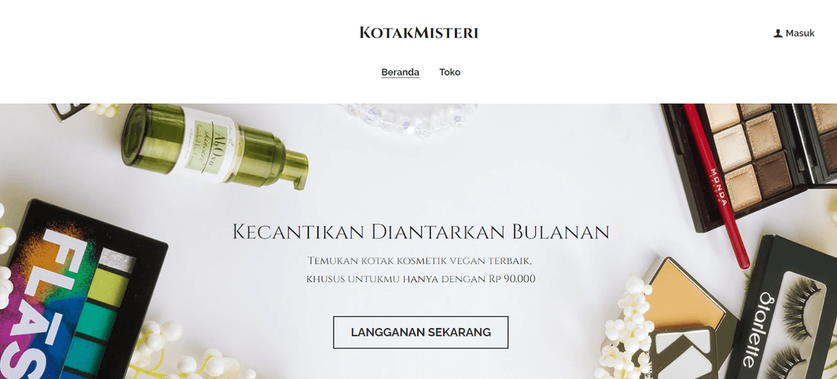 Template Kotak Misteri dengan Visual Merchandising yang Hebat Template Kotak Misteri dengan Visual Merchandising yang Hebat