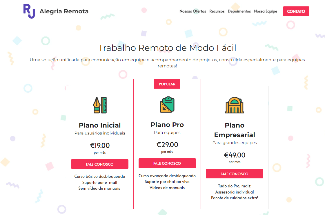 Modelo de loja virtual Remote Joy da Strikingly Modelo de loja virtual Remote Joy da Strikingly