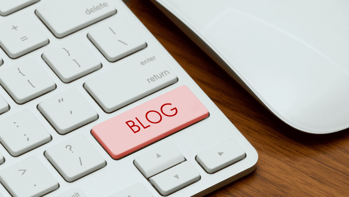 Blog slovo napsané na klávesnici počítače Blog slovo napsané na klávesnici počítače
