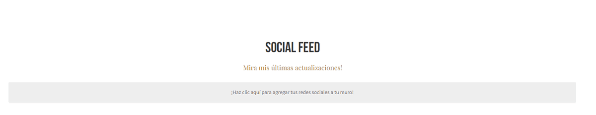 Feed de redes Feed de redes
