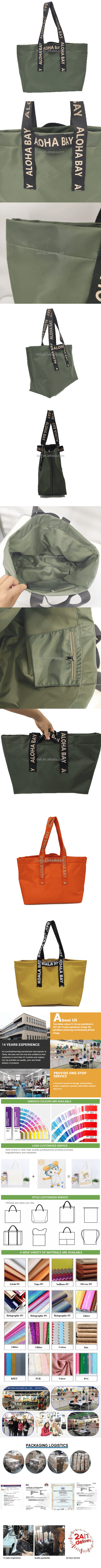 Wholesale Customized Designer Multi-Function Ladies Large Handbag Beach Tote Bag Women Water-resistant Shoulder Bag for Shopping