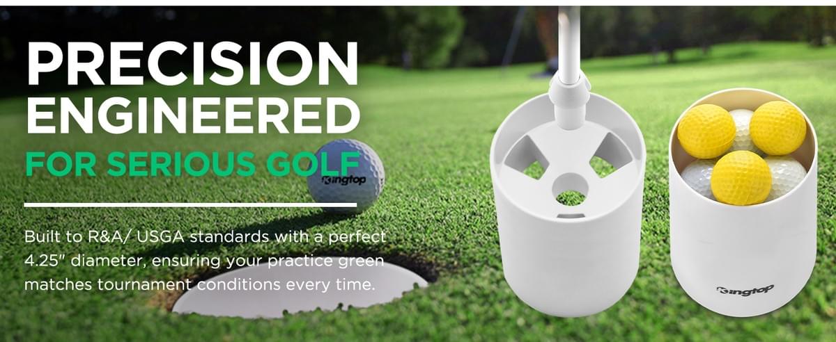 KINGTOP Golf Hole Cup – 6 Inch Golf Cup