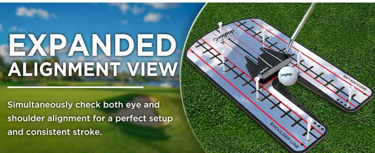 KINGTOP Golf Putting Mirror - Putting Mirror Ultra