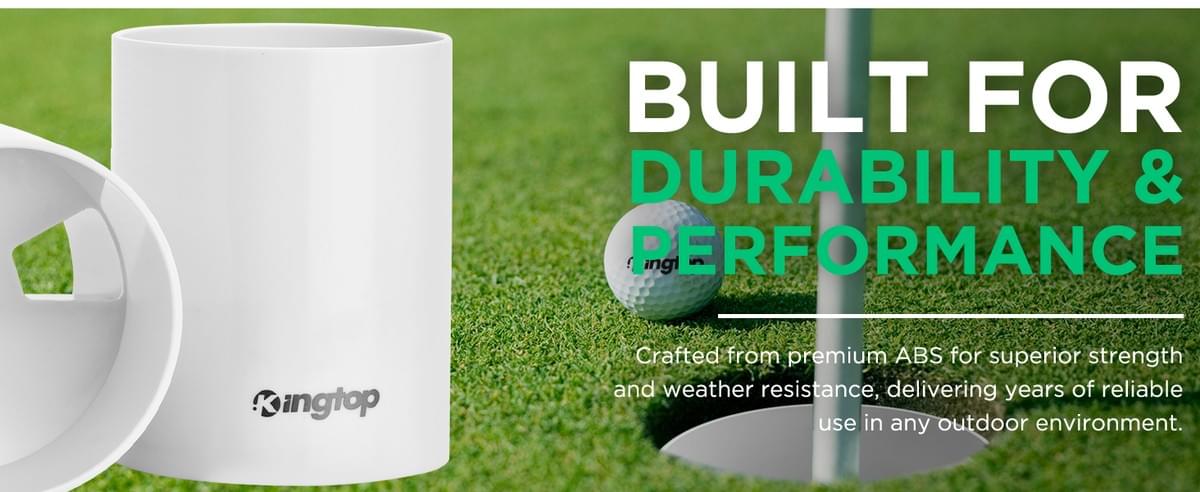 KINGTOP Golf Hole Cup – 6 Inch Golf Cup