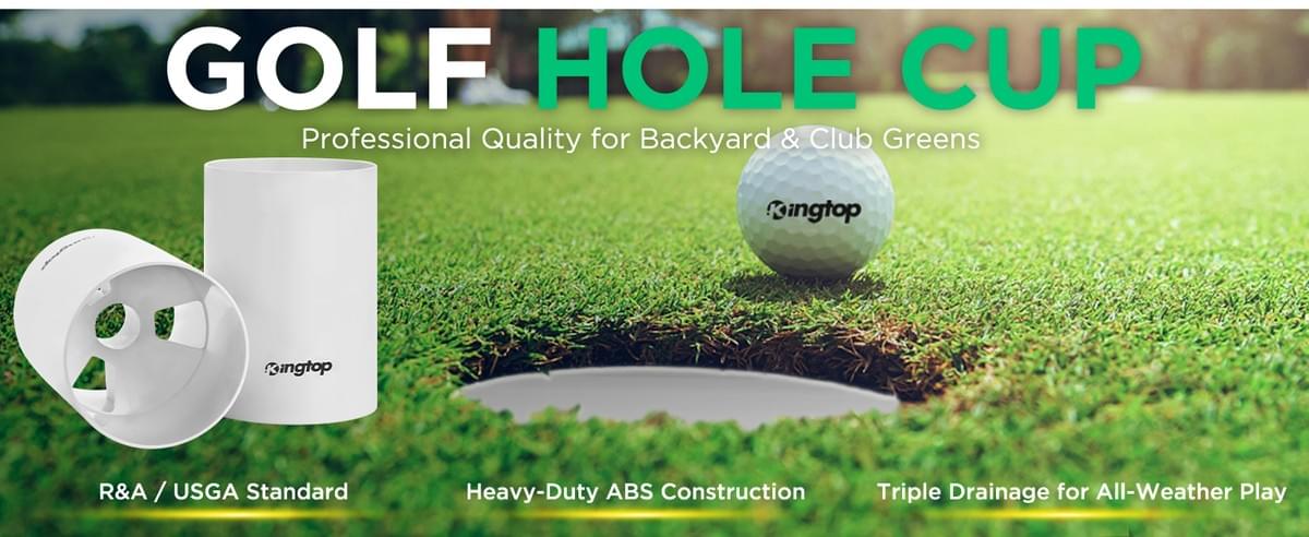 KINGTOP Golf Hole Cup – 6 Inch Golf Cup