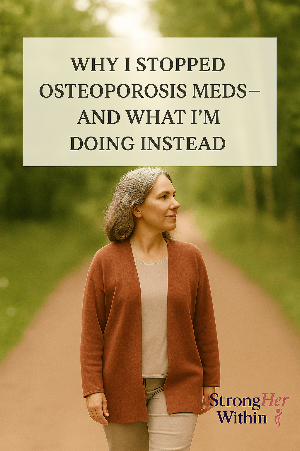 Blog with wellness message about gaining confidence after osteopenia and osteoporosis diagnosis Blog with wellness message about gaining confidence after osteopenia and osteoporosis diagnosis
