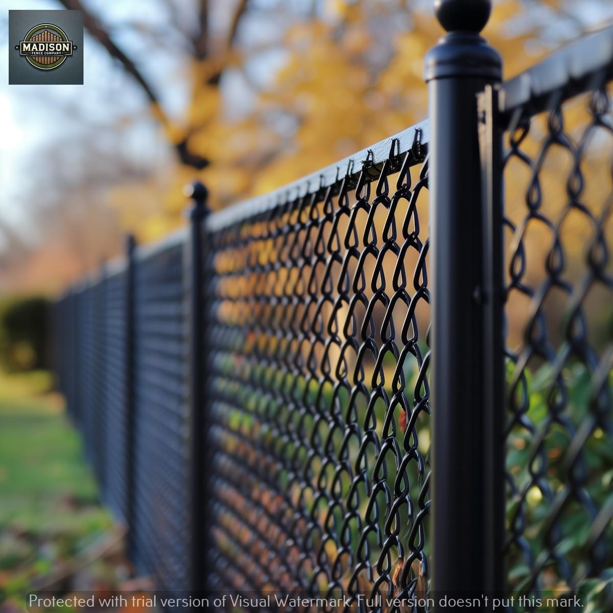 Chain Link Fence constructed by C&W Fence and Decks Chain Link Fence constructed by C&W Fence and Decks