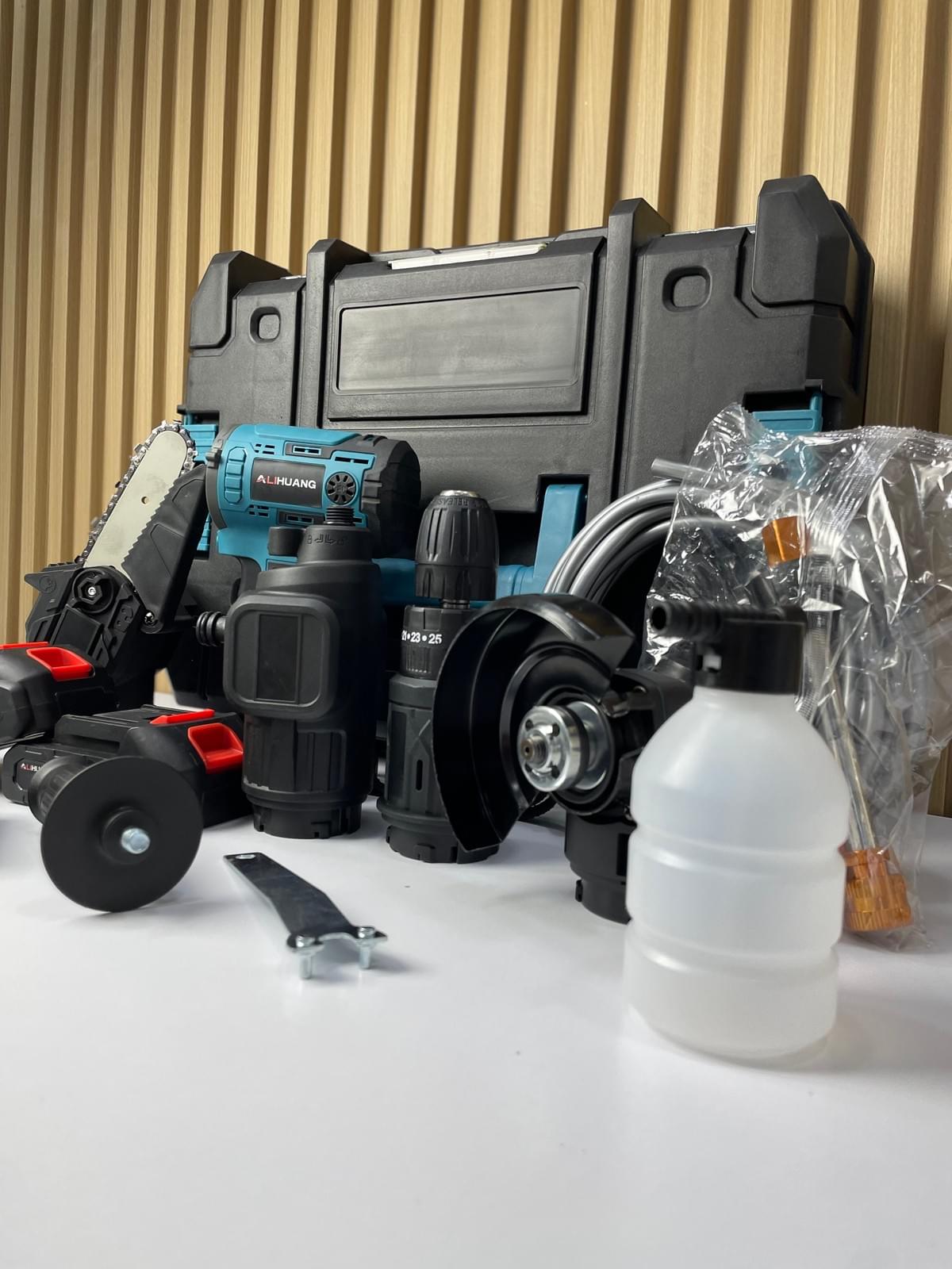 Combo Motosierra + Taladro + Hidrolavadora